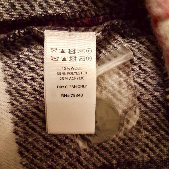 RACHEL ZOE Plaid Jacket Lightweight Women's Size Medium - Picture 13 of 13